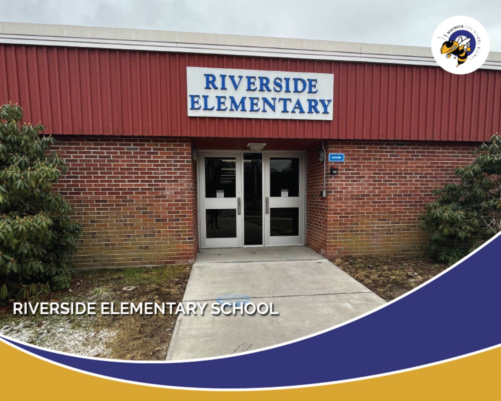 Photo of Riverside Elementary School Building