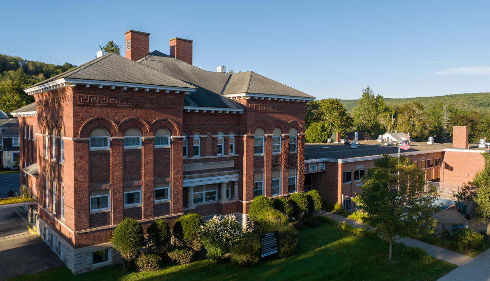 Drone Image of Center Street School